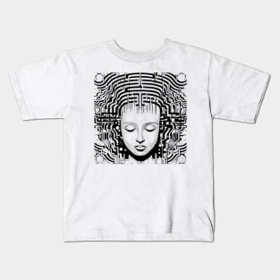 Brain Structures - Surreal Art Kids T-Shirt